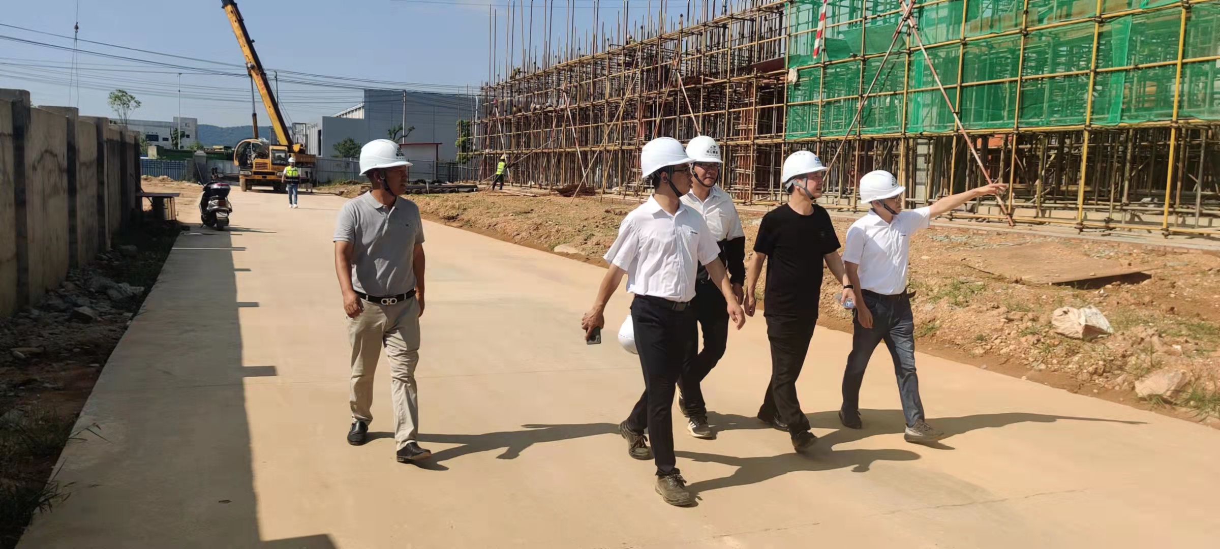 【N5工厂】必赢新材全力以赴推进项目建设(图2)